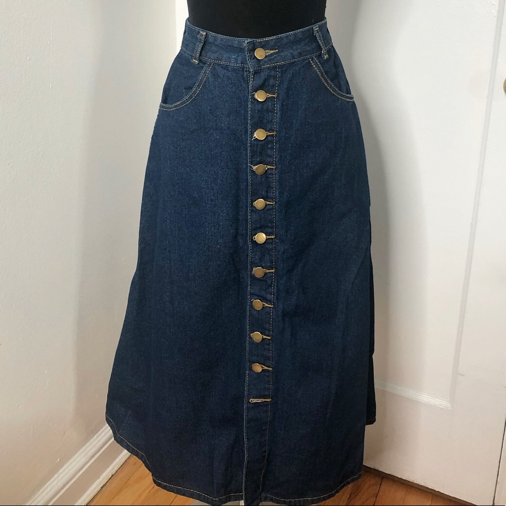 COPY - Long denim skirt